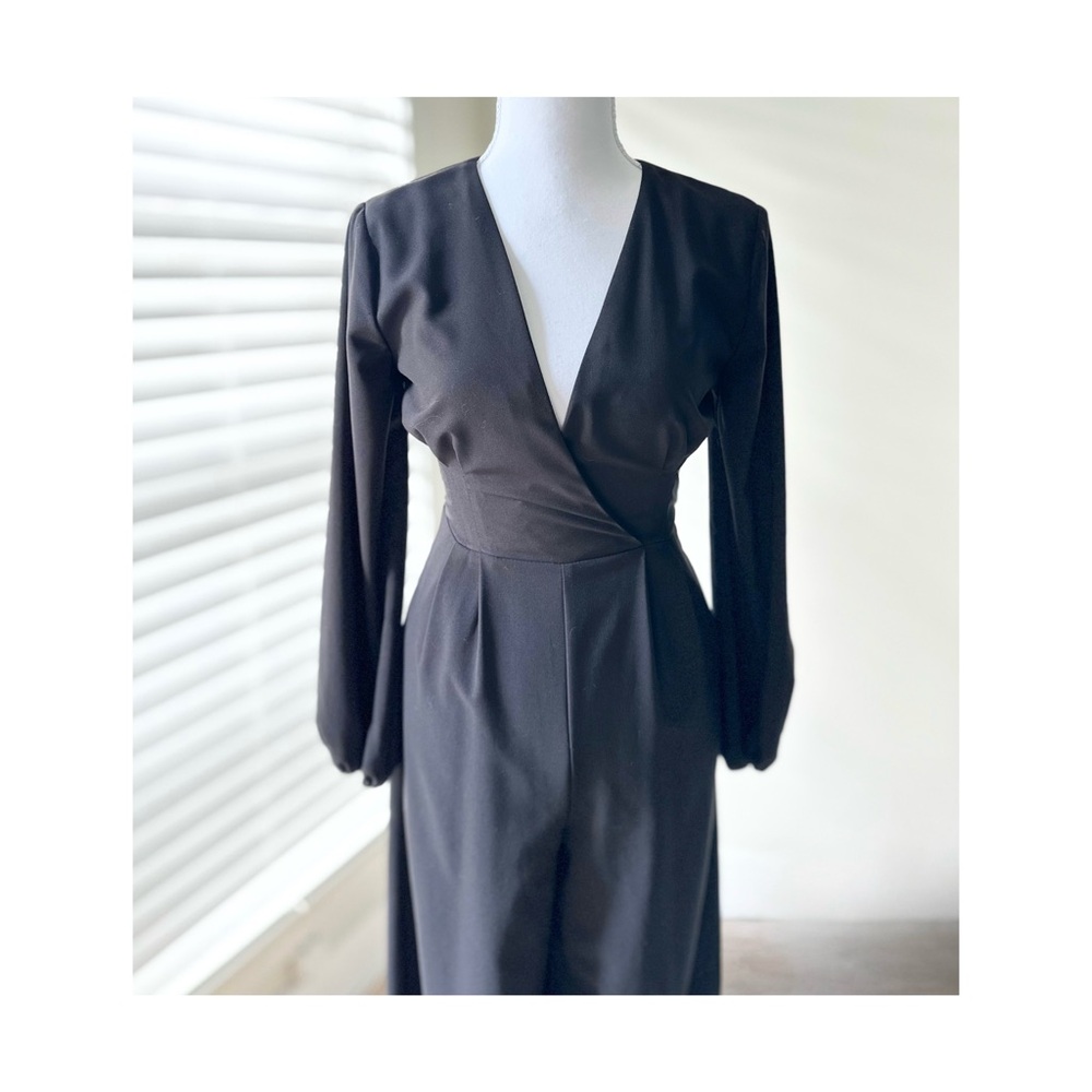 Anthropologie Elegant Black Jumpsuit - Picture 3 of 6